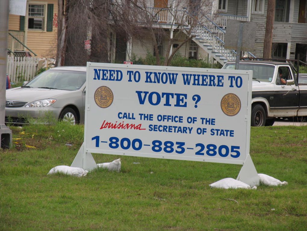 vote here signs copy